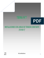 Tema Nº7 INSTALACIONES CON LINEAS DE TENSION CONSTANTE PDF