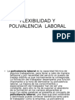 Flexibilidad y Polivalencia Laboral