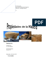 Propiedades de La Madera