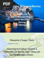 Manarola (Cinqueterre) Italy: Group 10 Citra Delonix Regia Intan Belinda Nining Sri Wahyuni