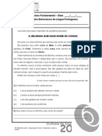 3 Ano Fundamental - A Velhinha Que Dava Nome Às Coisas