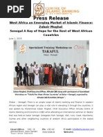 Press Release: Centre of Islamic Banking & Economics