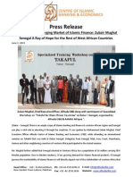 Press Release On West Africa An Emerging Market of Islamic Finance
