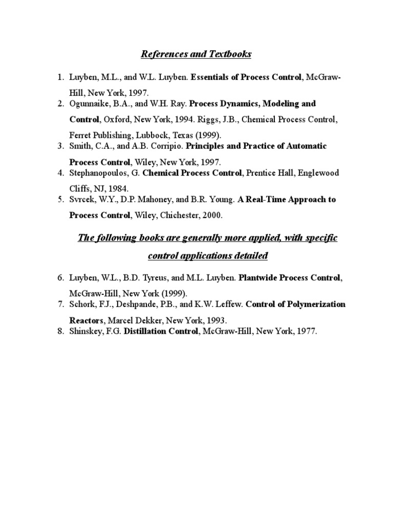 References and Textbooks | PDF
