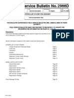 2966D- Regen update info for C13 Engine