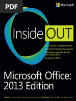 Bott E., Siechert C. - Microsoft Office Inside Out 2013 Edition - 2013