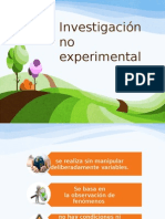 Investigación No Experimental