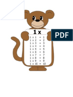 Tablas de Multiplicar 1 10