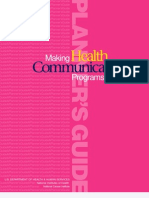 Making Health Communication Programs