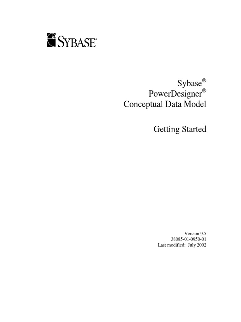 Power Designer | PDF | Data Model | Conceptual Model