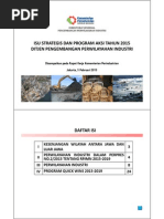 Download ISU STRATEGIS DAN PROGRAM AKSI TAHUN 2015 DITJEN PENGEMBANGAN PERWILAYAHAN INDUSTRI by Puja Setiawan20 SN267323754 doc pdf