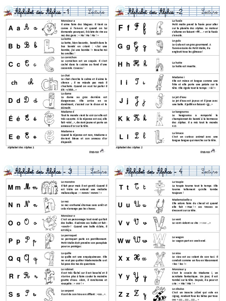 Ekladata Com Le Blog De Chat Noir Eklablog Com Perso Aides Etude Du Code Alphas Alphabet Cp Nature