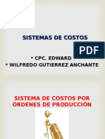 Costos Por Procesos o Pedidos