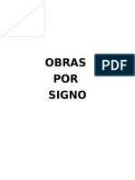 Obras Por Signo