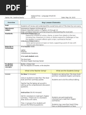 EdTPA Lesson Plan 