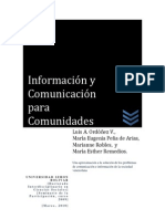 Información y Comunicación Para Comunidades