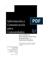 Información y Comunicación para Comunidades