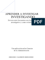 Investigación Calderon