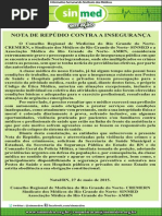 Coluna Sinmed em Ação