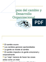 Principios Del Cambio y Desarrollo Organizacional