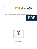 STJLaPam - Anuario de Jurisprudencia 2009