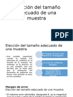 Elección Del Tamaño Adecuado de Una Muestra