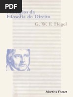 G. W. F. Hegel - Princípios Da Filosofia Do Direito - Ano de 1997