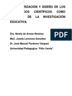 Caracterización y Diseño de Los Resultados Científicos Como Aportes de La Investigación Educativa. (1)