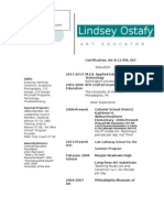 Lindsey Ostafys Resume