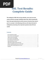 Shl Test Results Scores