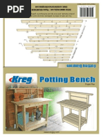 Kreg Jig Potting Bench Instructions Screw Tools