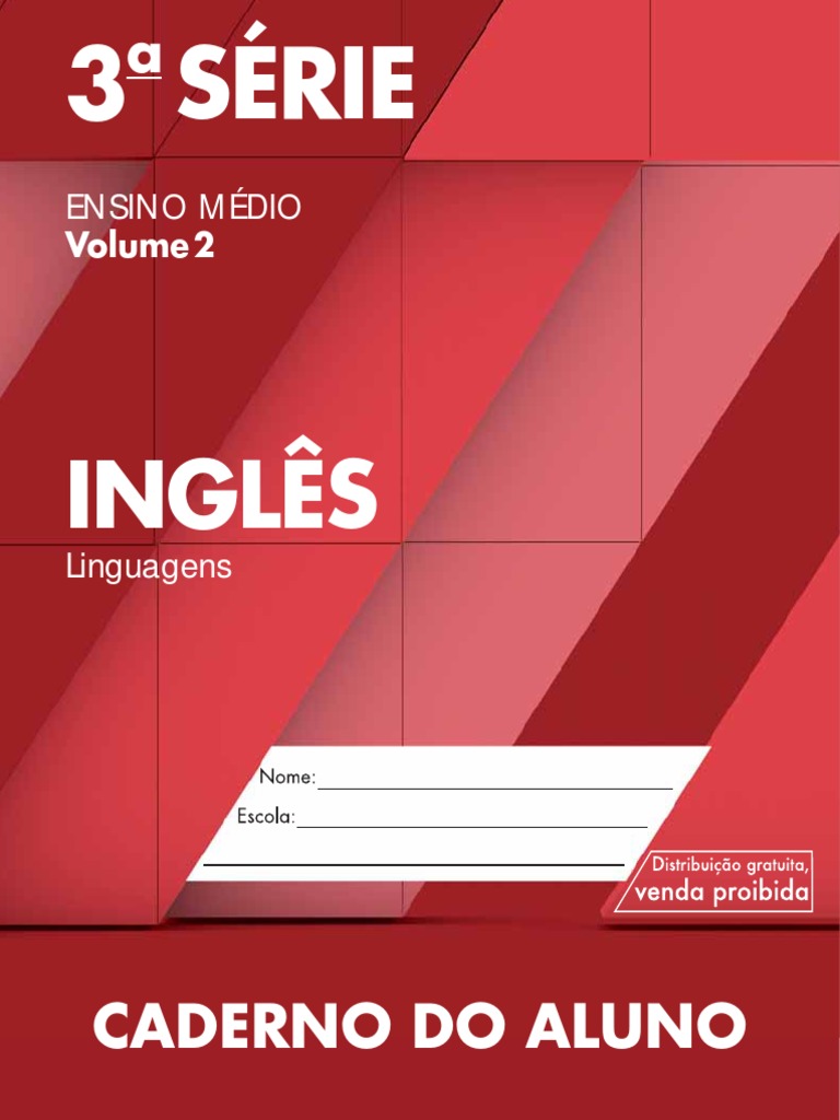 Caderno Do Aluno Geografia 3 Ano Volume 1