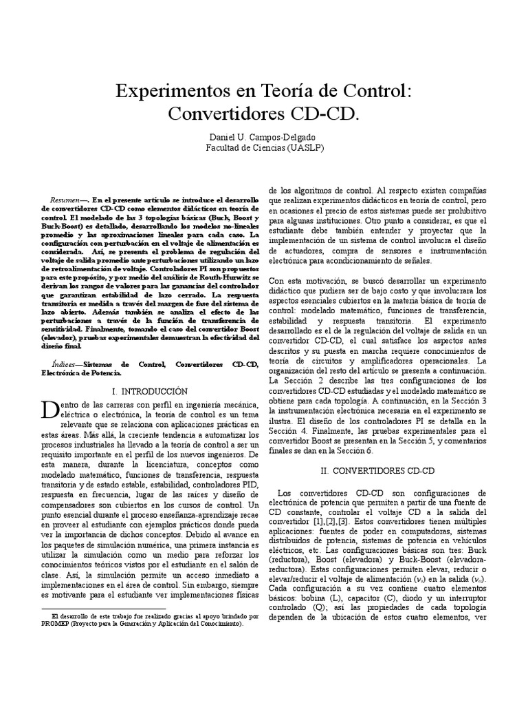 Convertidor CD A CD | PDF