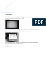 PARts of a Camera