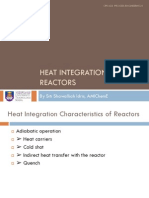 Heat Ingeration of Reactors 