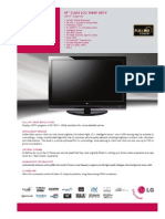 47LG70 Spec Sheet