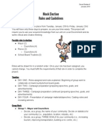 Mock Election Rules and Guidelines: Possible Roles in Election