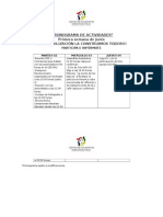 Cronograma de Actividades Primera Semana Junio