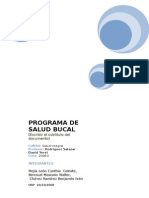 Monografia Programa de Salud Bucal