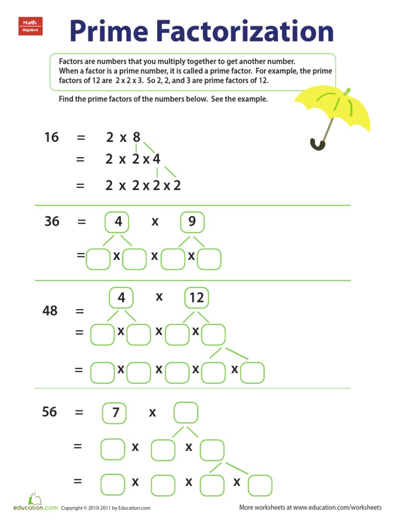 Prime Factorization | PDF