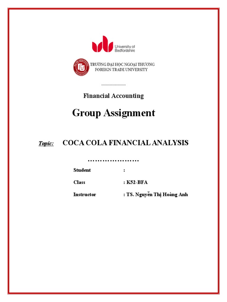 Coca cola financial analysis pdf inventory working capital