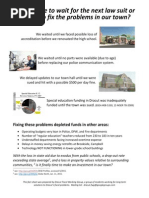 Do We Have To Wait For The Next Law Suit - Dracut MA Flyer