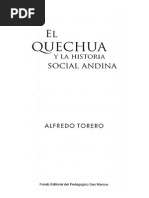 Alfredo Torero - El Quechua y La Historia Social Andina