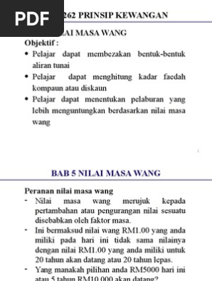 Prinsip Kewangan Penilaian Bon Pdf