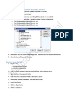 Restoring SI Beta 6 0 852 613 Contoso Data for Microsoft Dynamics AX 2012