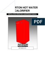 Calorifier Manual