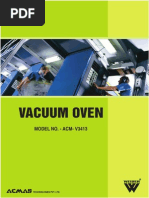 Vacuum Oven: Model No. - Acm-V3413