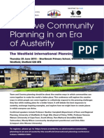 Creative Community Planning in An Era of Austerity: The Westfield International Planning Conference