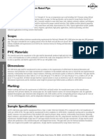 Specifications-PVC SDR Series