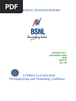 BSNL Training Report